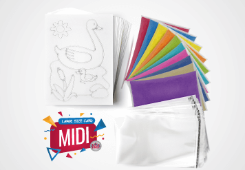 Midi Sand Art Kit - Large Size Sand Painting Card