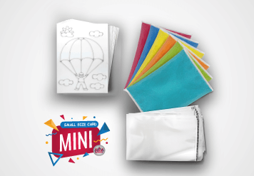 Mini Sand Art Kit - Small Size Sand Painting Card